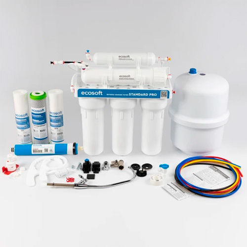 Фільтр зворотного осмосу Ecosoft Standard PRO 5-50 з мінералізацією (MO550MECOSTD)