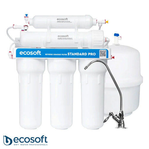 Фільтр зворотного осмосу Ecosoft Standard PRO 5-50 з мінералізацією (MO550MECOSTD)