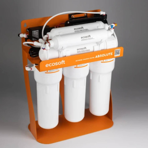 Фильтр обратного осмоса Ecosoft Absolute 6-75MPS  с минерализатором и насосом на станине (MO675MPSECO)