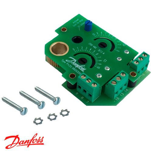 Комплект концевых выключателей Danfoss для электроприводов AMV20/23/30/33 +потенциометр 10 кОм (082G3202)