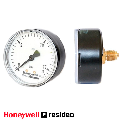 Манометр Resideo M07M-A16 0-16 бар, для D06F/FK06 (Honeywell M07M-A16)