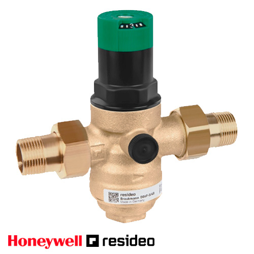Редуктор давления воды Resideo Braukmann D06F-1 1/2B PN25 1,5-6,0 бар (Honeywell D06F-11/2B)