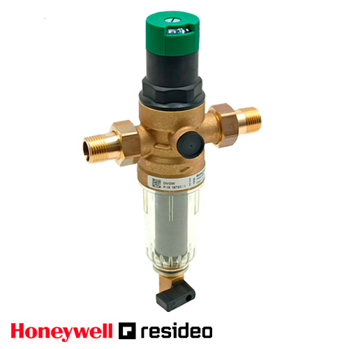Промивний фільтр з редуктором Resideo Braukmann FK06-1/2AA для холодної води (Honeywell FK06-1/2AA)