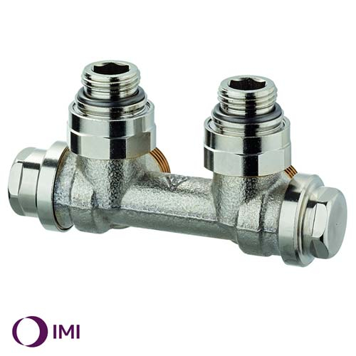 Узел нижнего подключения угловой IMI Heimeier Vekotec Eclipse Rp1/2" x G3/4" (0571-50.000)