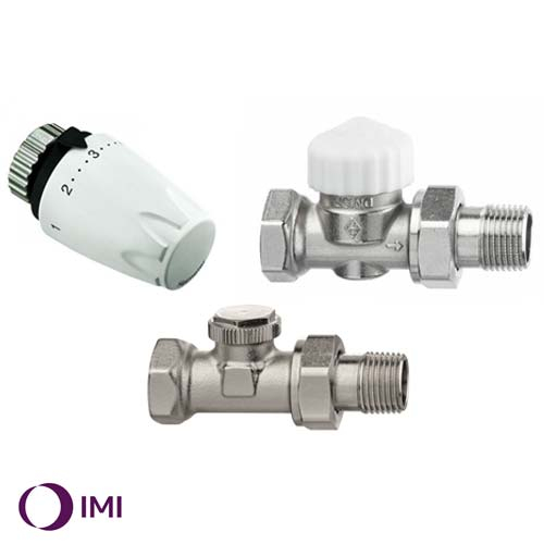 Комплект бокового підключ. радіатора прямий IMI Heimeier DXCRFS15