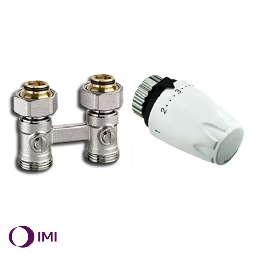 Комплект нижнего подкл. радиатора IMI Heimeier DXVKS15 прямой